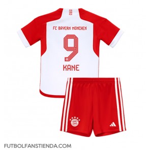 Bayern Munich Harry Kane #9 Primera Equipación Niños 2023-24 Manga Corta (+ Pantalones cortos)